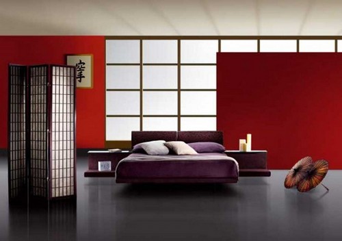 Спальный гарнитур для спальни в японском стиле