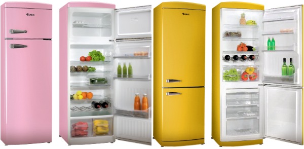 Цветные холодильники Ardo в ретро-стиле