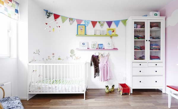Детская комната новорожденного в скандинавском стиле фото